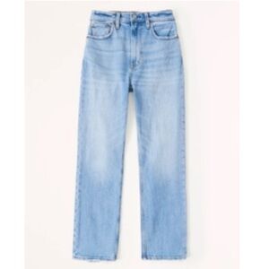 Abercrombie Ankle Straight Ultra High Rise Jeans size 30 SHORT length